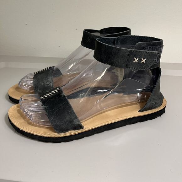 Reef Shoes - REEF Voyage Hi Womens Flat Sandals Gladiator Gray‎ Faux Leather Sz EU 37.5, US 7